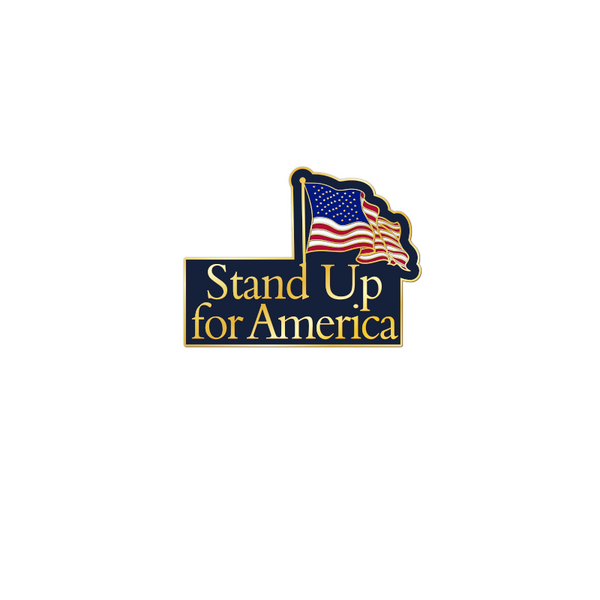 Stand Up For America Pin